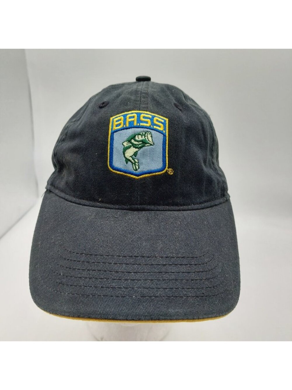 Bass Pro Shop Hat Strapback Fishing Outdoor Embroidered Hat Black